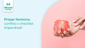 Prazer feminino: o checklist imperdível  Imagem de uma mão segurando uma tangerina descascada, fazendo uma alusão a região íntima feminina