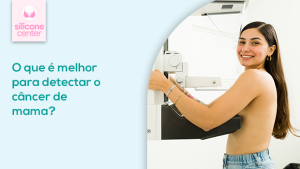 Ultrassom ou mamografia: o que é melhor para detectar o câncer de mama? Imagem de uma mulher fazendo mamografia