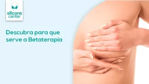 Betaterapia: uma aliada no tratamento de queloides Imagem de uma mulher segurando o seio e cobrindo ele com as mãos