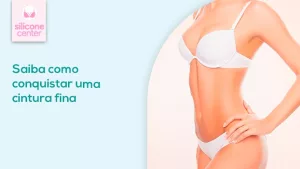Como conquistar uma cintura fina? Imagem mostrando a silhueta de uma mulher usando lingerie branca