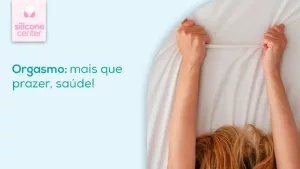 Orgasmo: mais que prazer, saúde! Imagem mostrando os braços de uma mulher loira segurando o lençol