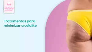 Imagem mostrando uma lado dos glúteos com celulite de uma mulher