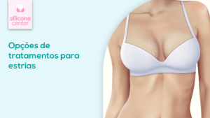 Tratamentos para estrias: o que fazer se elas surgirem depois do silicone Imagem de um seio com estrias