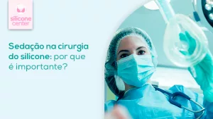 Sedação na mamoplastia de aumento: por que é importante? Como é feita? Imagem de uma médica segurando uma máscara de anestesia