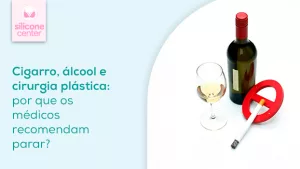 Imagem mostrando uma garrafa de vinho, uma taça com vinho e um cigarro