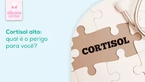 Cortisol alto: qual é o perigo para você? Imagem mostrando um quebra-cabeça com uma peça faltando escrito cortisol