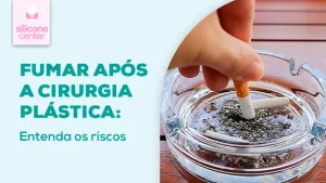 Posso fumar no pós-operatório? Tire suas dúvidas sobre tabagismo e cirurgia plástica! Imagem mostrando uma mão apagando um cigarro dentro de um cinzeiro