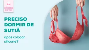 Após o silicone, você pode tirar o sutiã para dormir? Imagem mostrando um sutiã na cor salmão