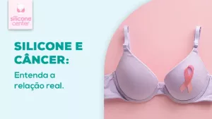 Mitos sobre o câncer de mama: tudo que você precisa saber para evitar esta doença Imagem mostrando um sutiã roxo, com um lacinho simbolizando o Outubro Rosa no lado direito