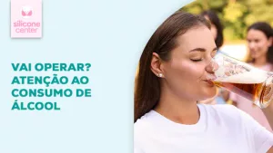 álcool antes da cirurgia