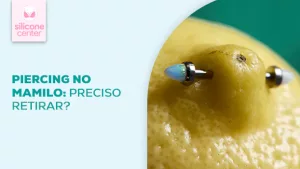 piercing no mamilo e silicone
